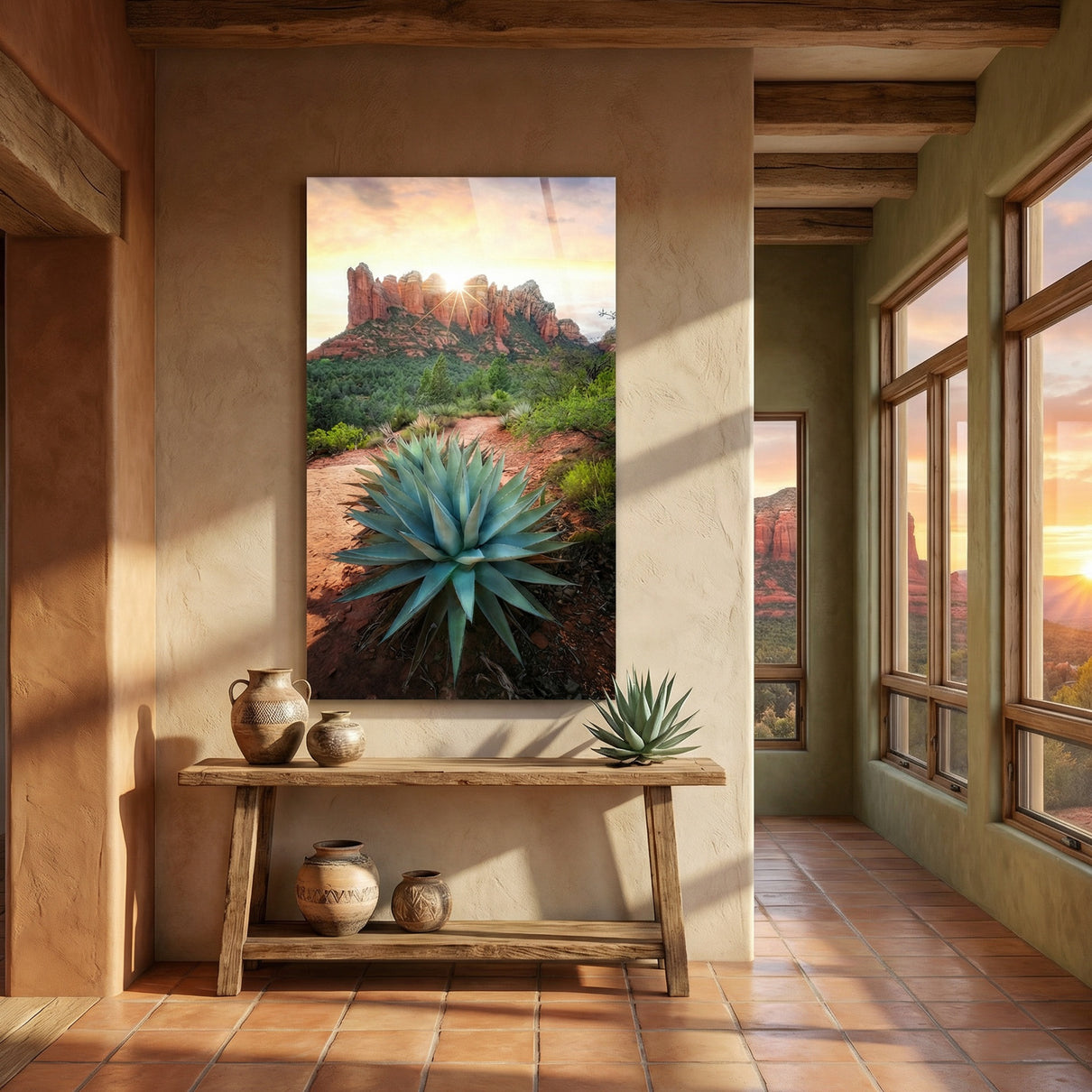 Aligned at Sunset, Sedona