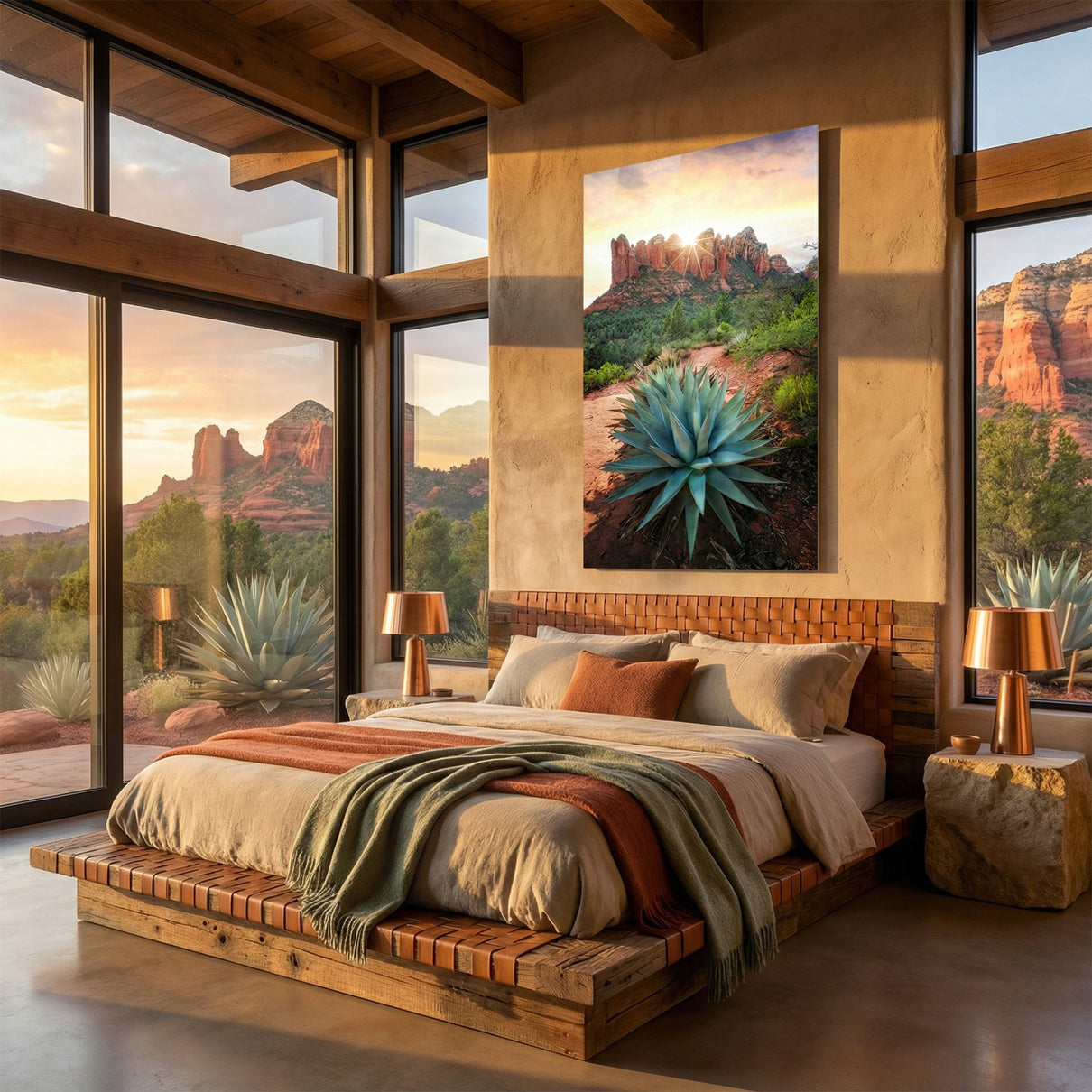 Aligned at Sunset, Sedona