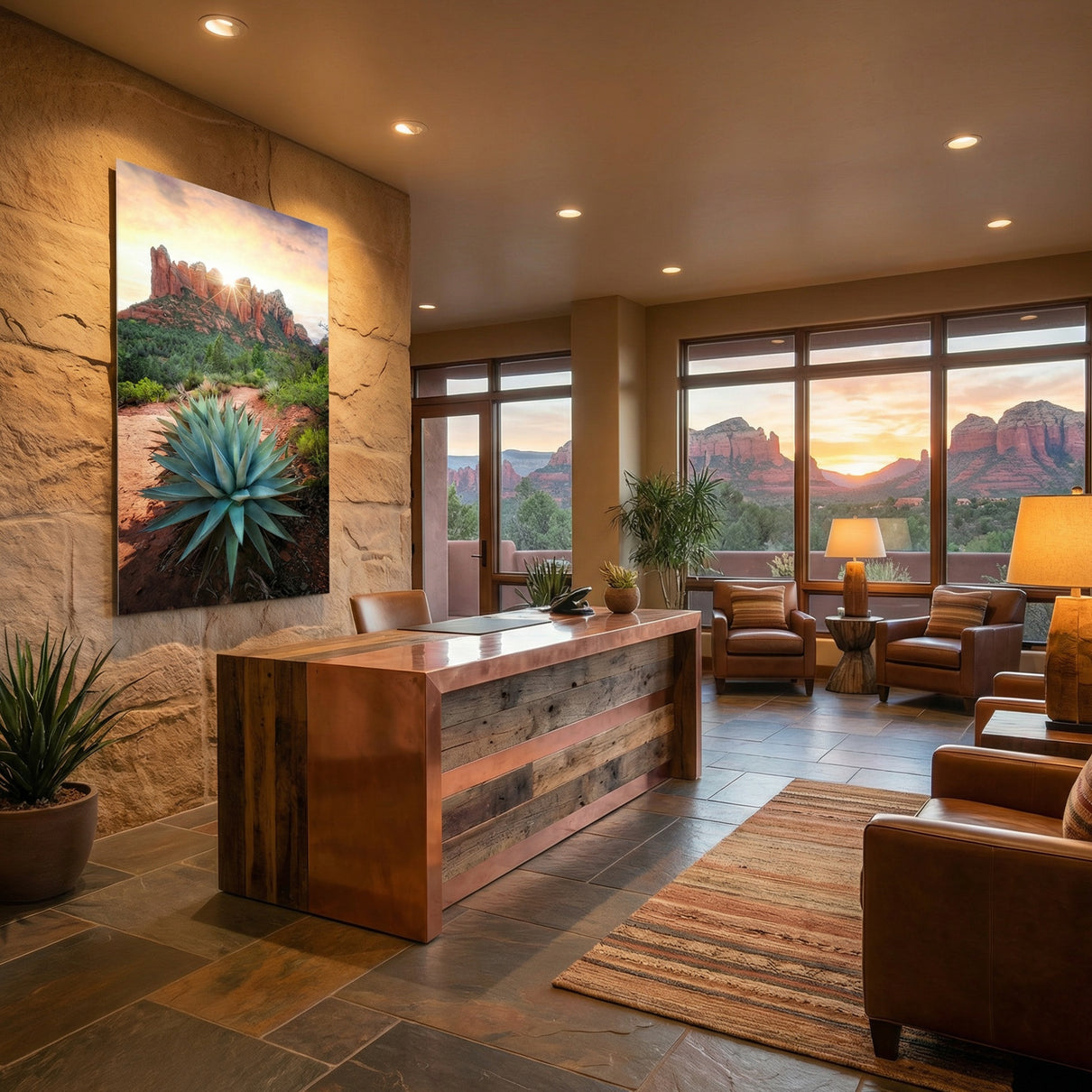 Aligned at Sunset, Sedona