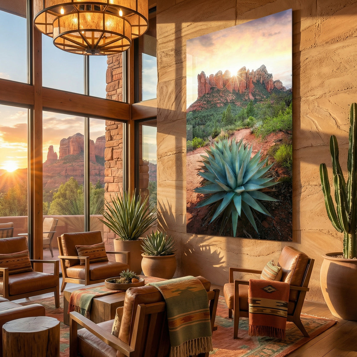 Aligned at Sunset, Sedona