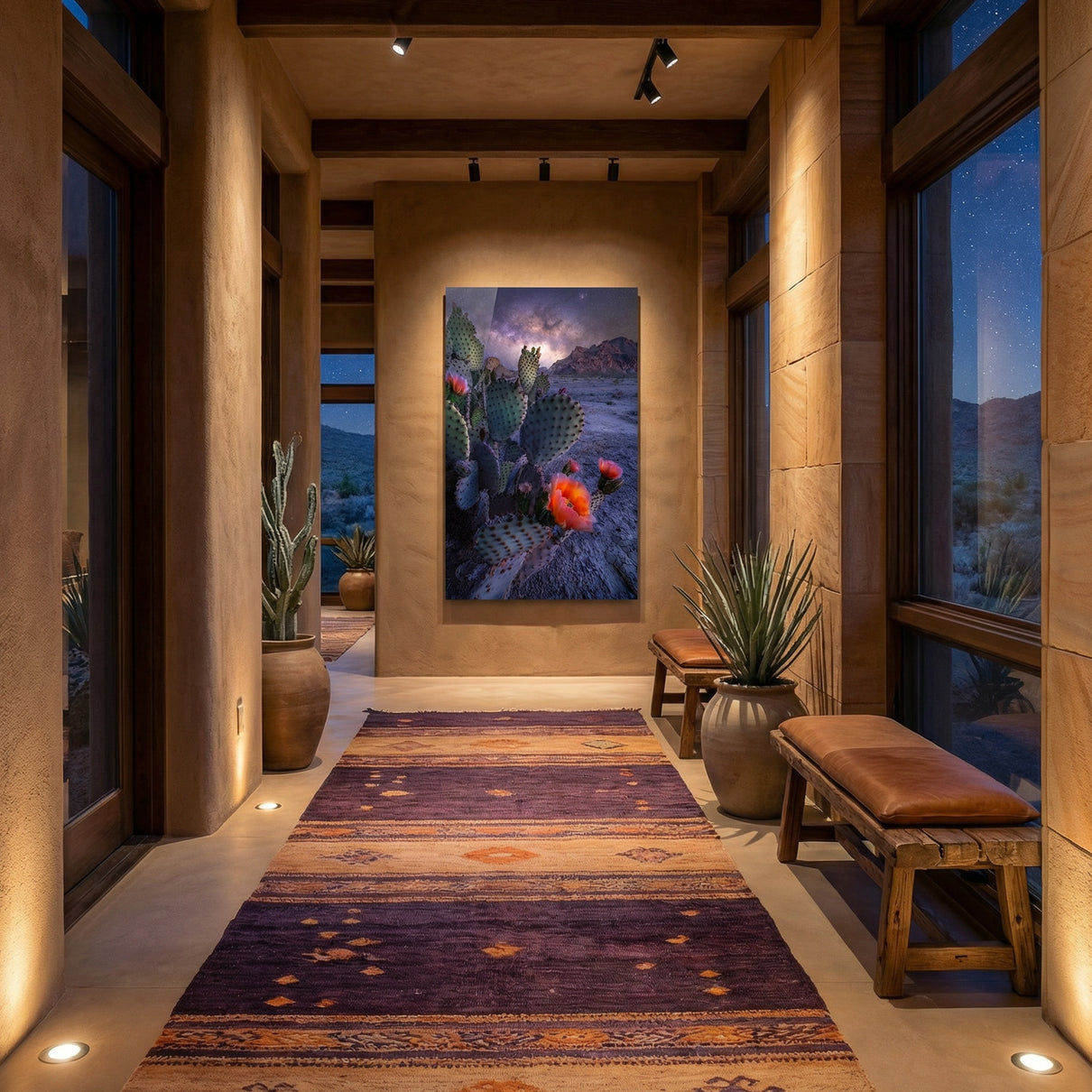 Desert Bloom at Night