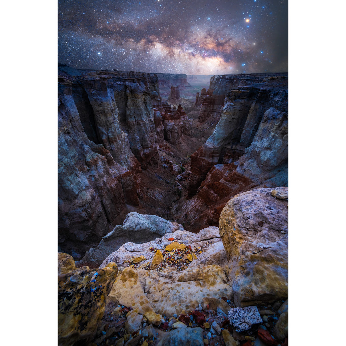 Milky Way Over Coal Mine Canyon