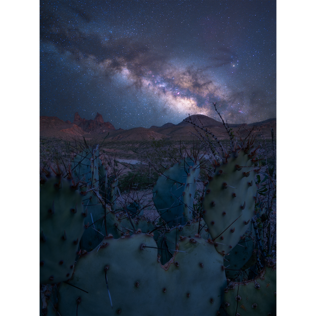 Milky Way Over Mule Ears