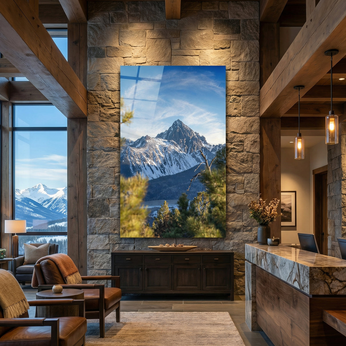 Mount Sneffels in Afternoon Light