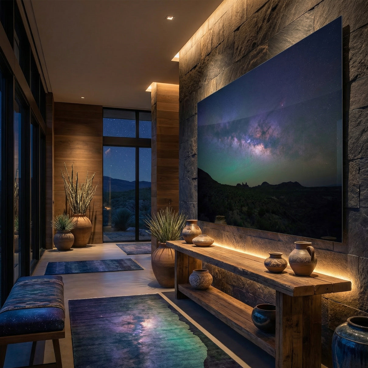 Mule Ears Under Airglow