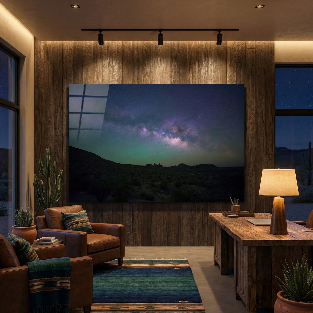 Mule Ears Under Airglow