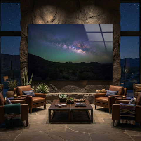 Mule Ears Under Airglow