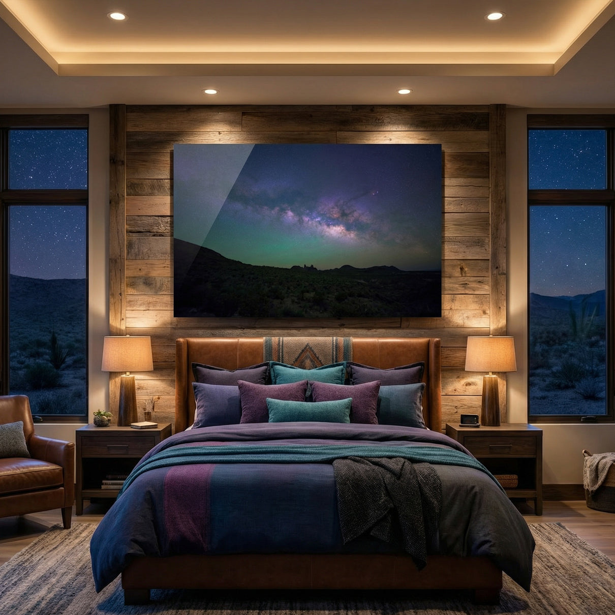 Mule Ears Under Airglow