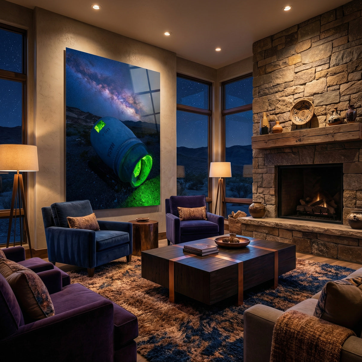 NASA Pod Under the Milky Way