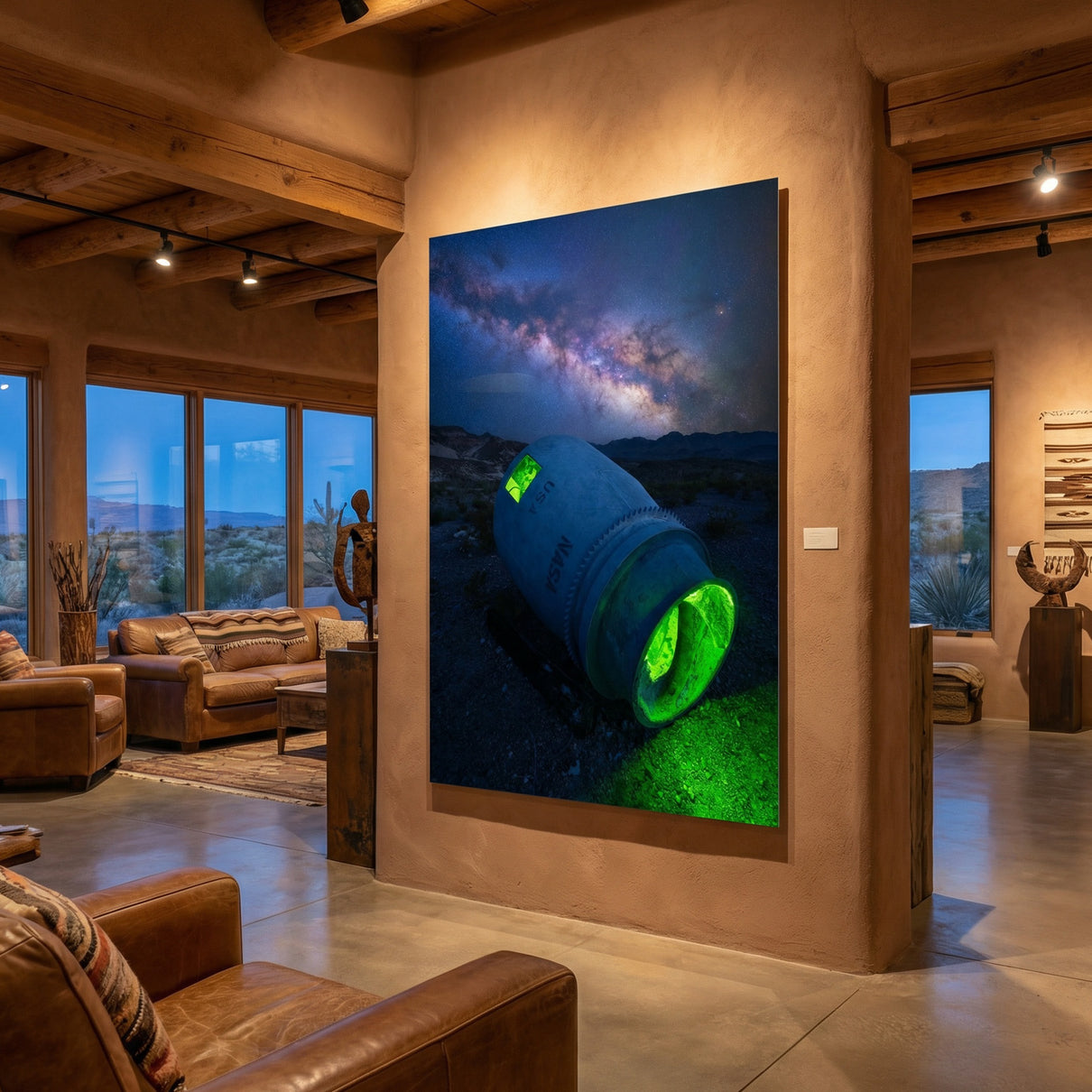 NASA Pod Under the Milky Way