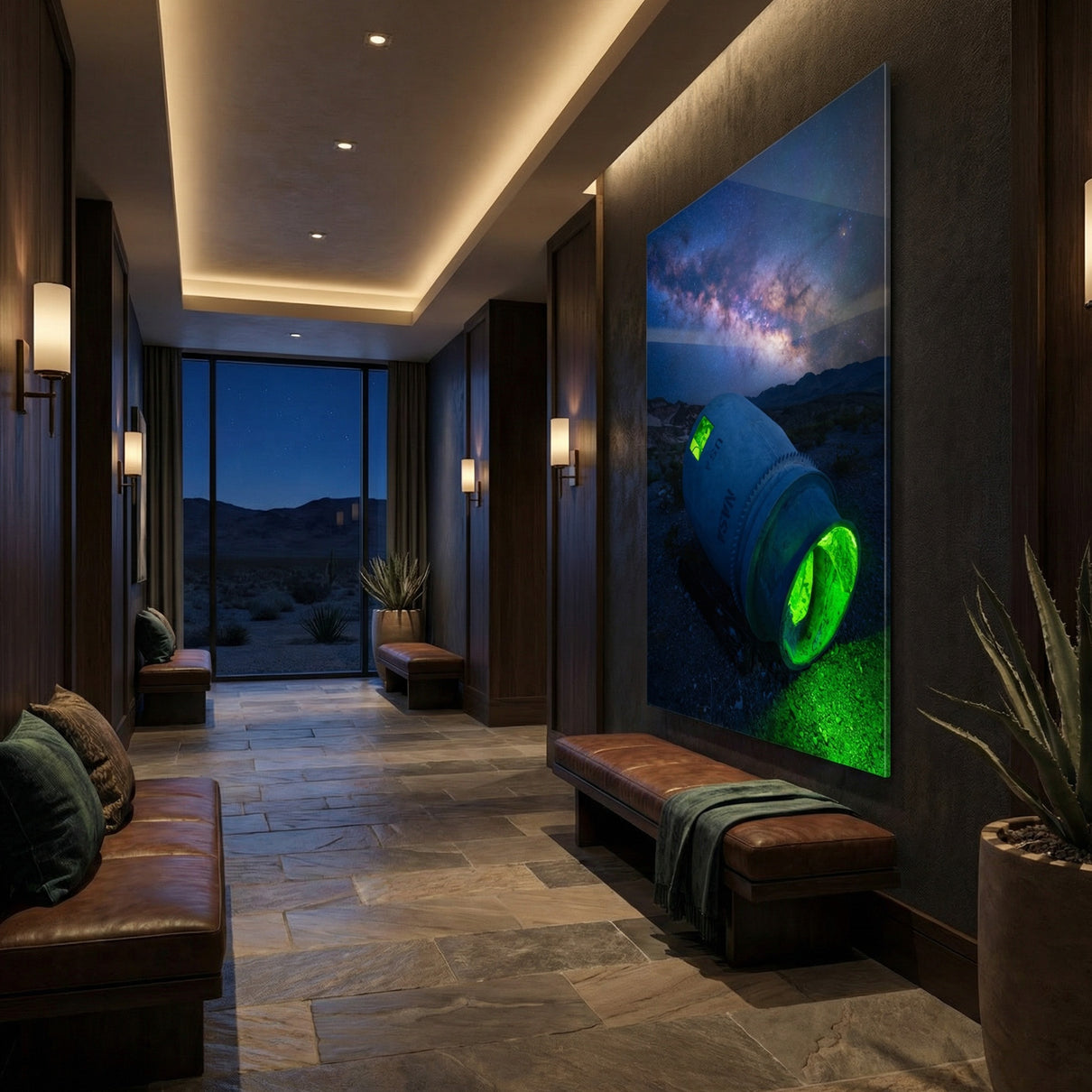 NASA Pod Under the Milky Way