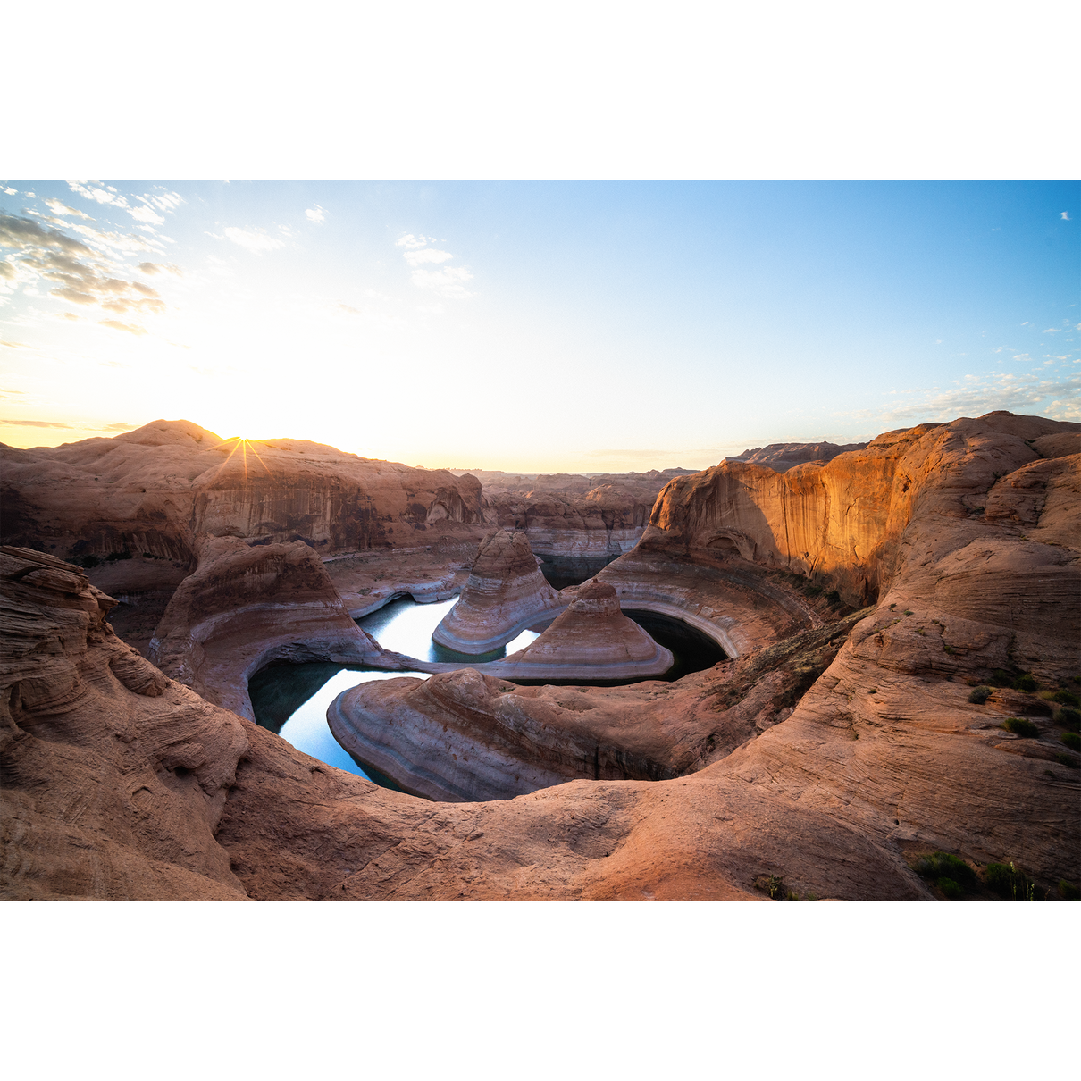 Sunrise at Reflection Canyon