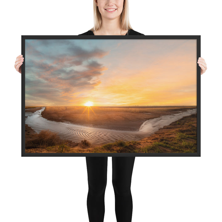 Slaton Texas River Framed Matte