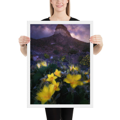 Cerro Castellan Nightscape Framed Matte