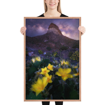 Cerro Castellan Nightscape Framed Luster