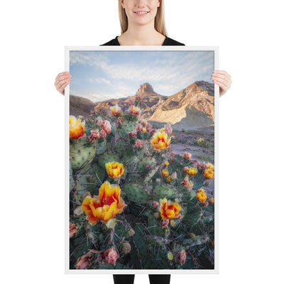 Lajitas Mesa Prickly Pear Framed Luster