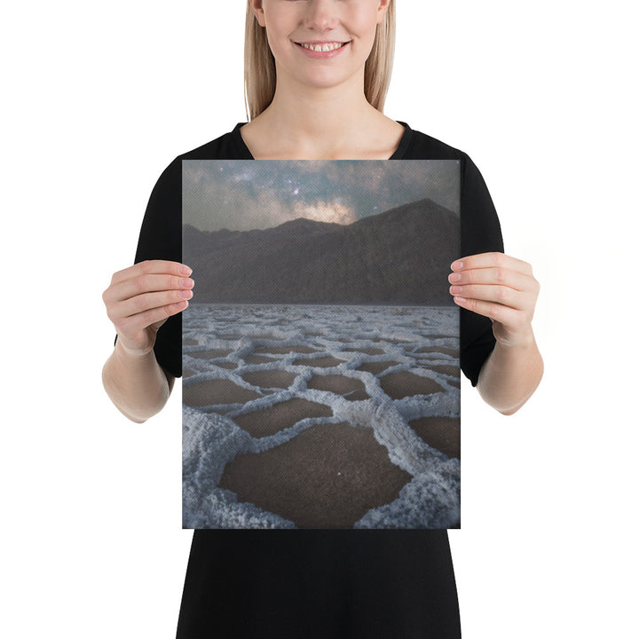 Badwater Basin Nightscape Canvas