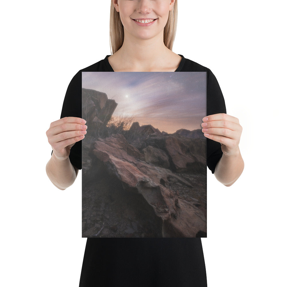 Big Bend Cloudy Twilight Canvas