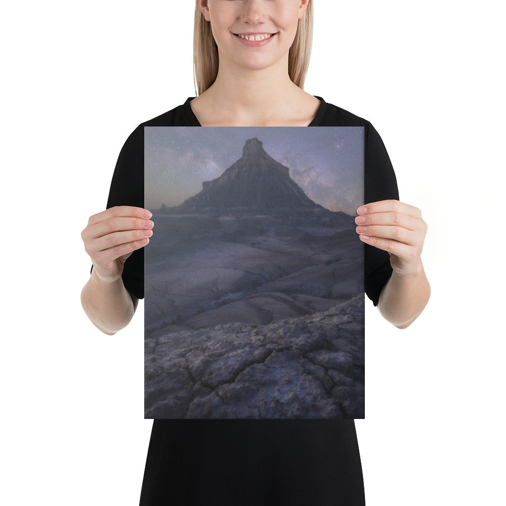 Factory Butte Night Canvas