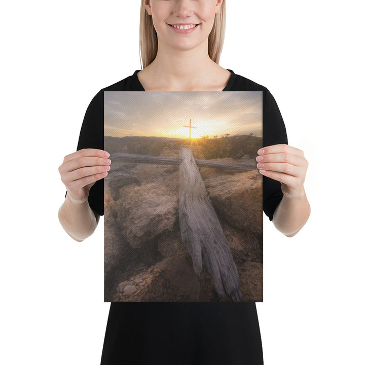 Terlingua Cemetery Sunset Canvas