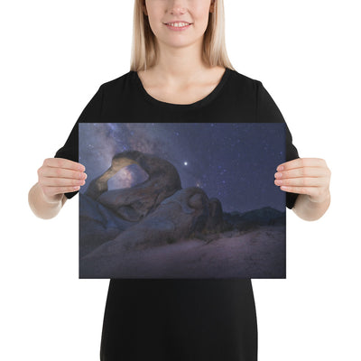 Mobius Arch Night Canvas