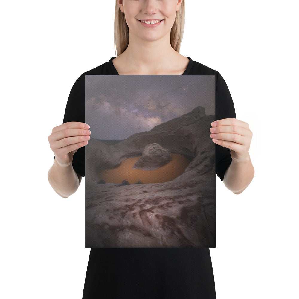 Cosmic Ashtray Night Canvas