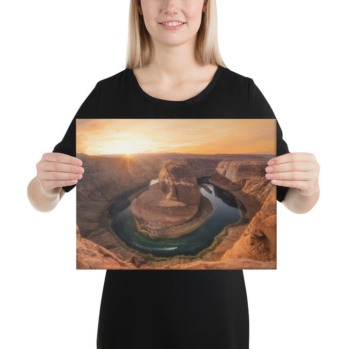 Horseshoe Bend Sunset Canvas