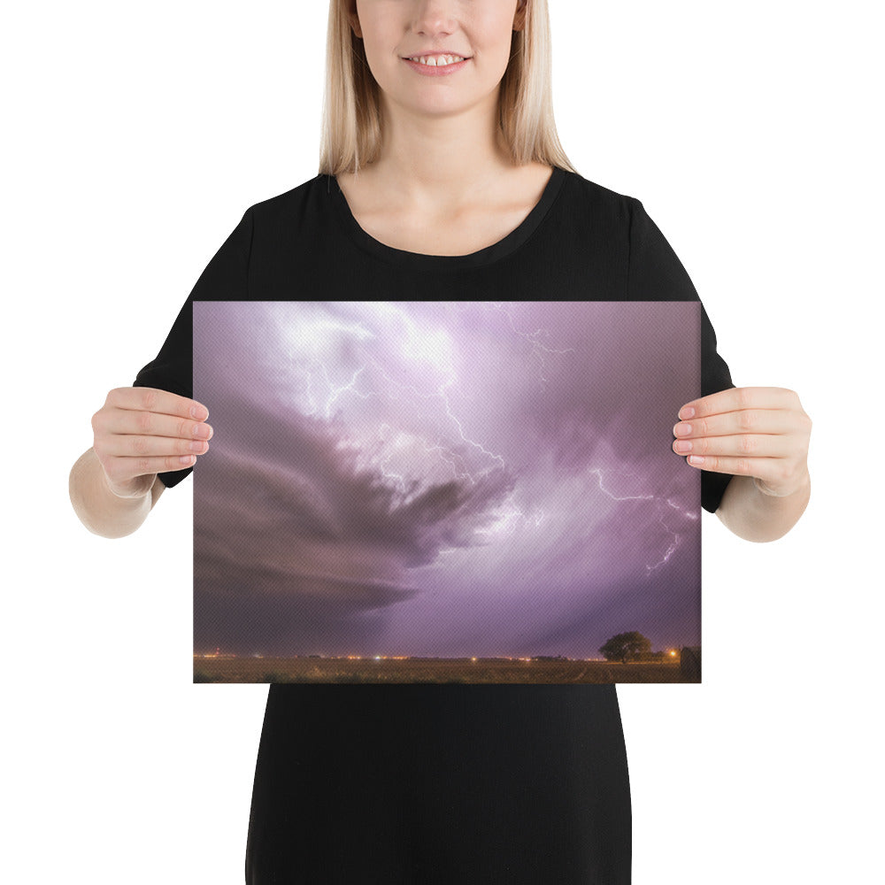 West Texas Lightning Canvas
