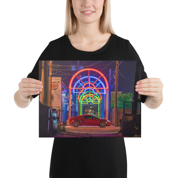 Lotus Elise Night Canvas