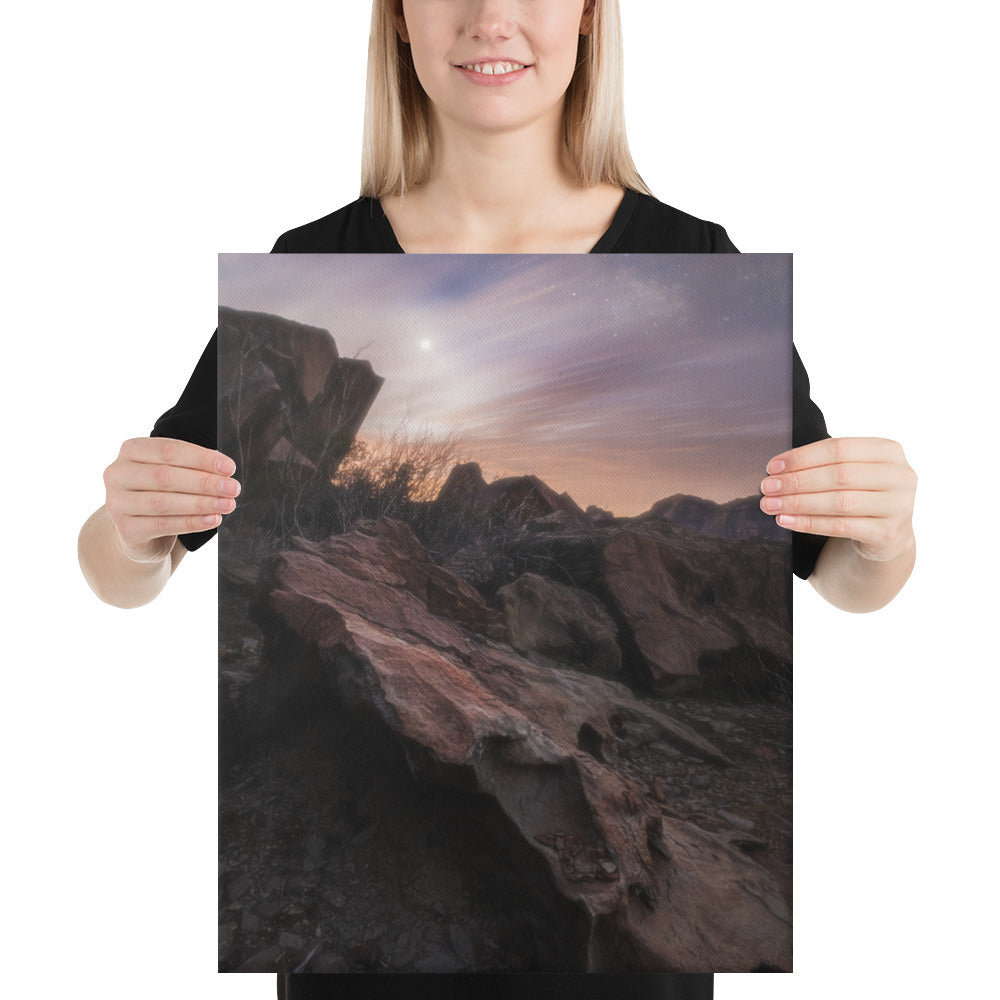Big Bend Cloudy Twilight Canvas