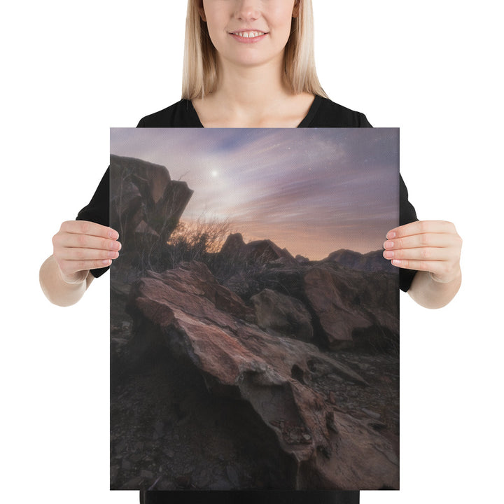 Big Bend Cloudy Twilight Canvas