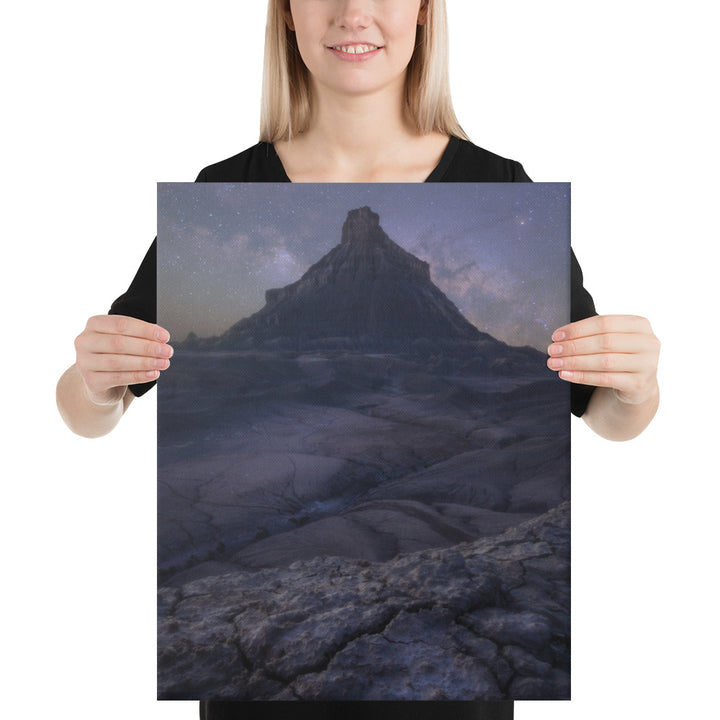 Factory Butte Night Canvas