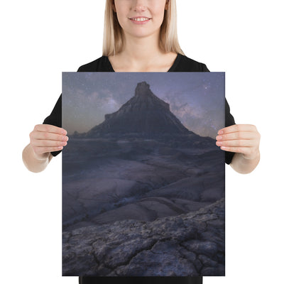 Factory Butte Night Canvas