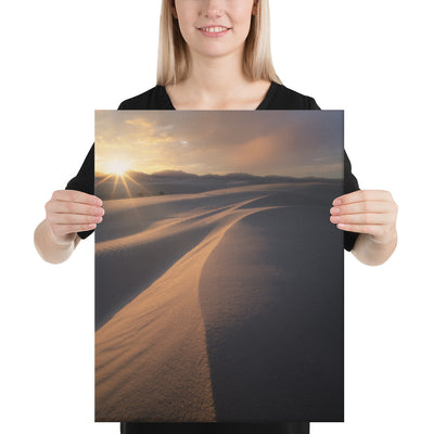 White Sands Sunset Canvas