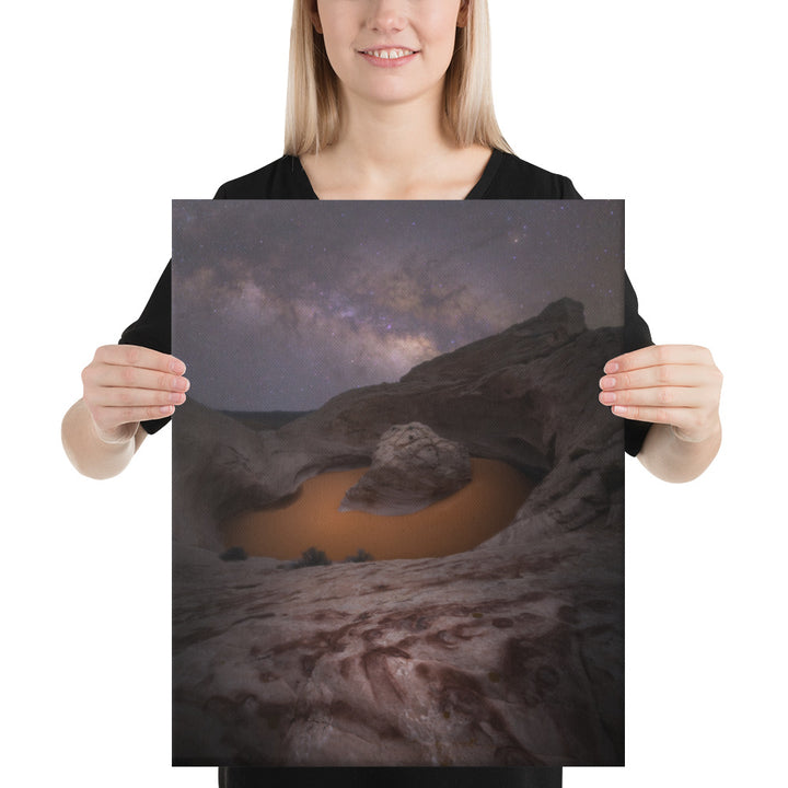 Cosmic Ashtray Night Canvas