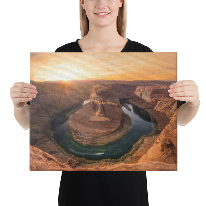 Horseshoe Bend Sunset Canvas