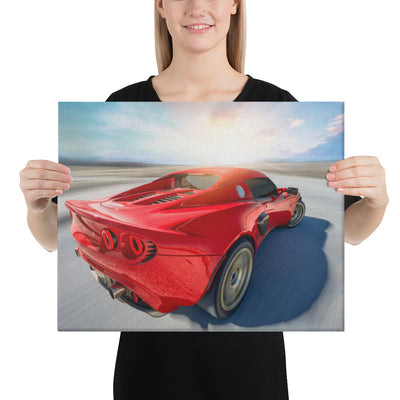 Lotus Elise Sunset Canvas