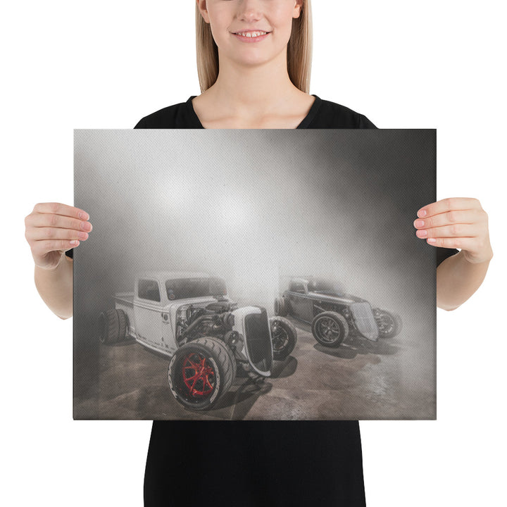 Black Label Ghosts Canvas
