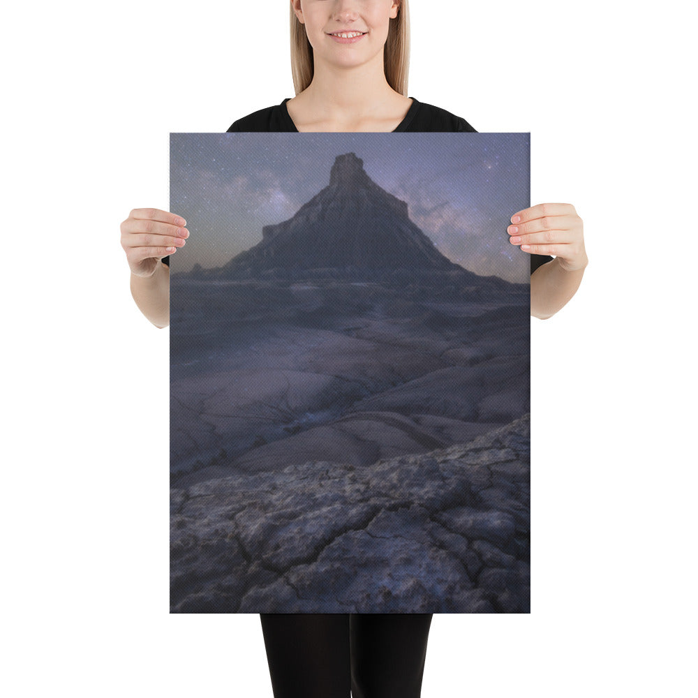 Factory Butte Night Canvas