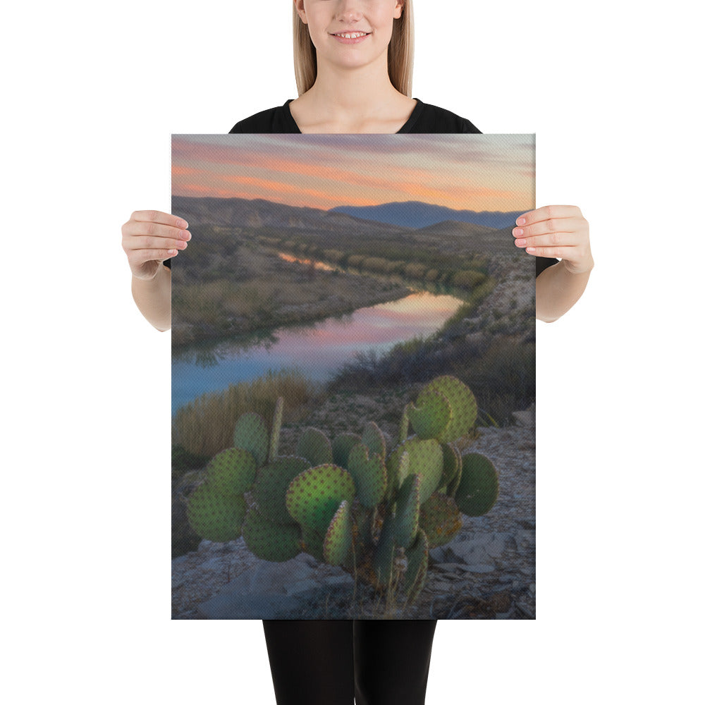 Rio Grande Sunset Canvas