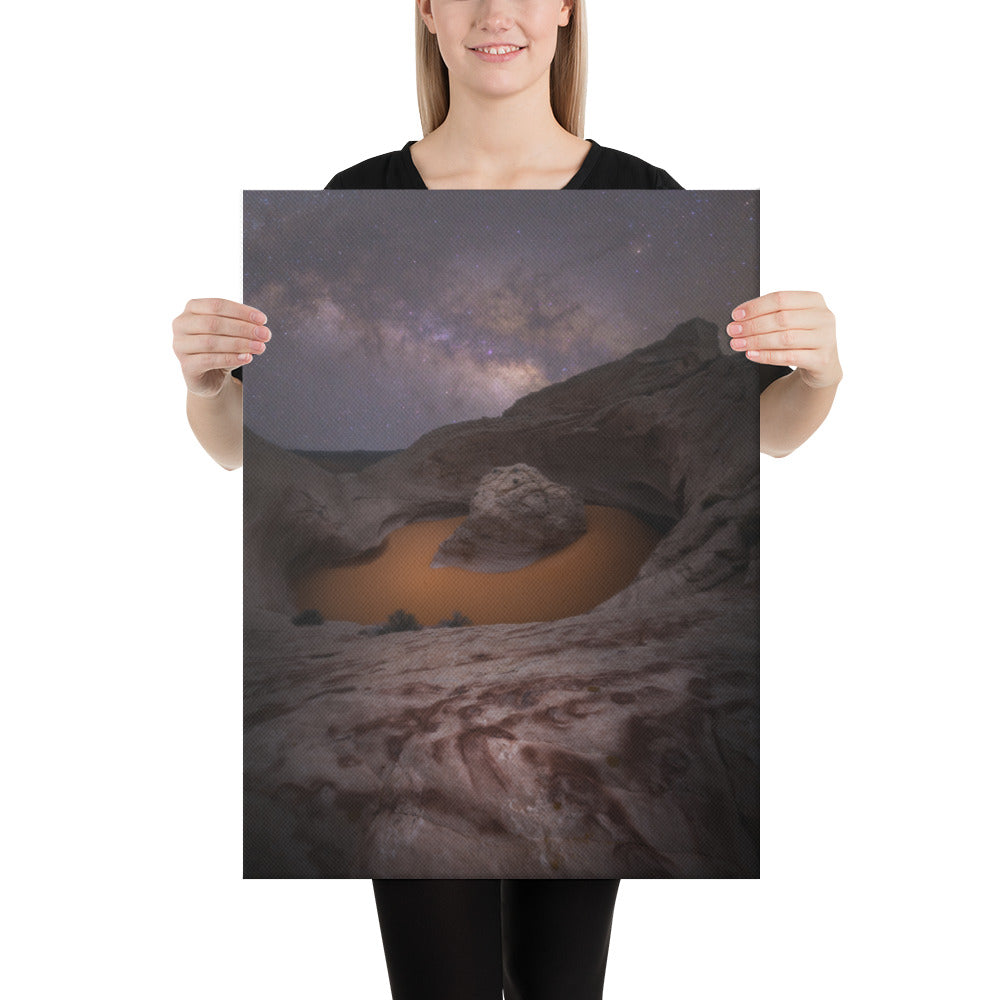 Cosmic Ashtray Night Canvas
