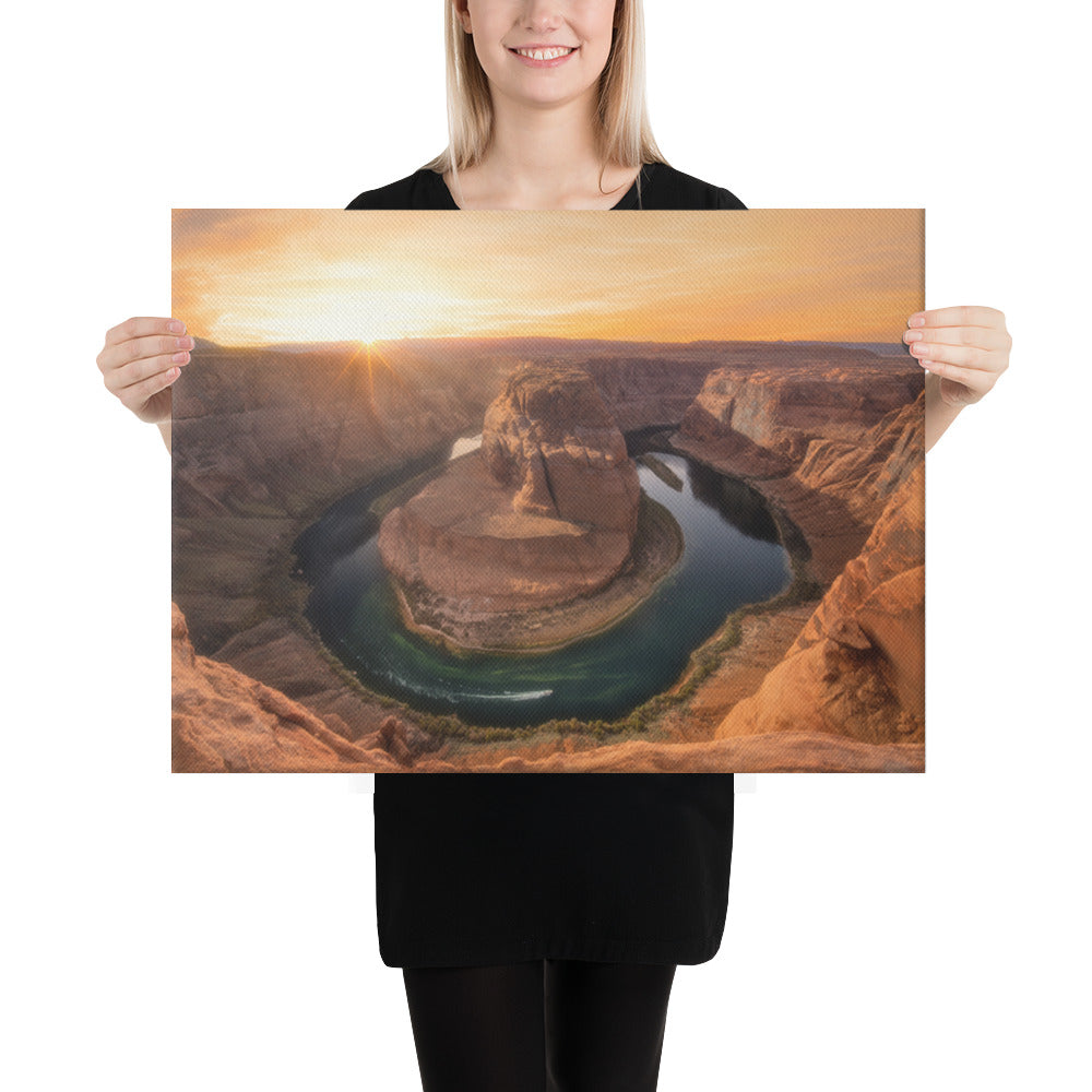 Horseshoe Bend Sunset Canvas
