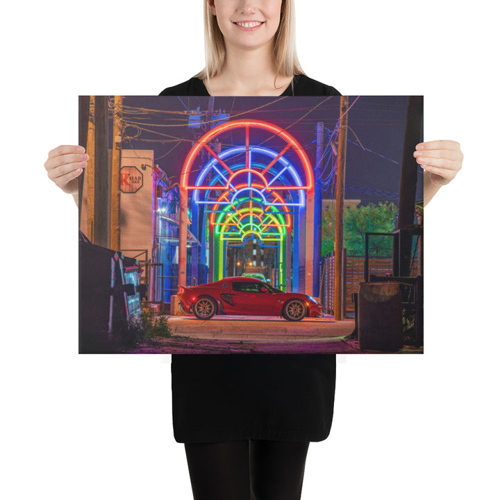 Lotus Elise Night Canvas