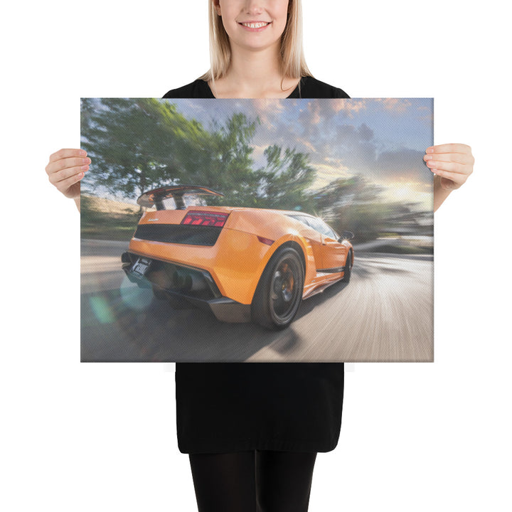 Lamborghini Gallardo Race Canvas