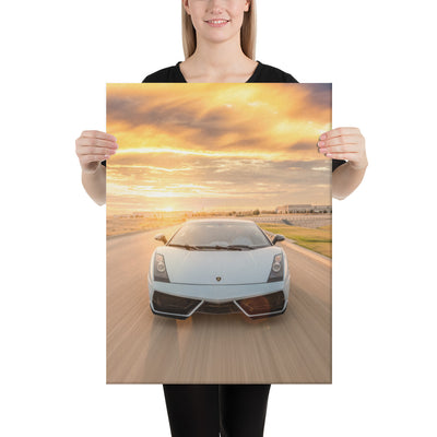 Lamborghini Gallardo Action Canvas