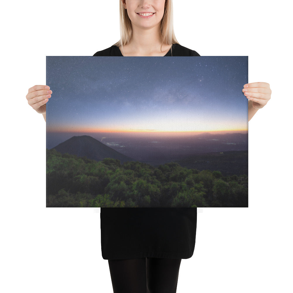 Izalco Volcano Canvas