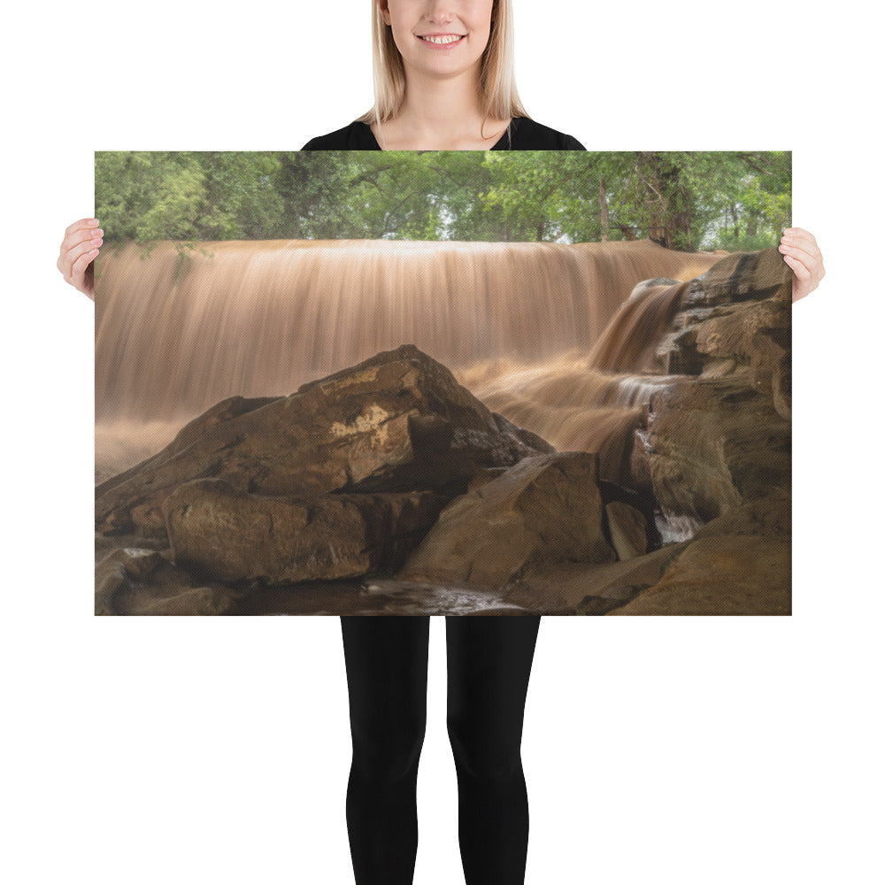 Silver Falls Overflowing Canvas
