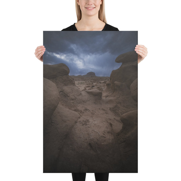 Goblin Valley Storm Canvas