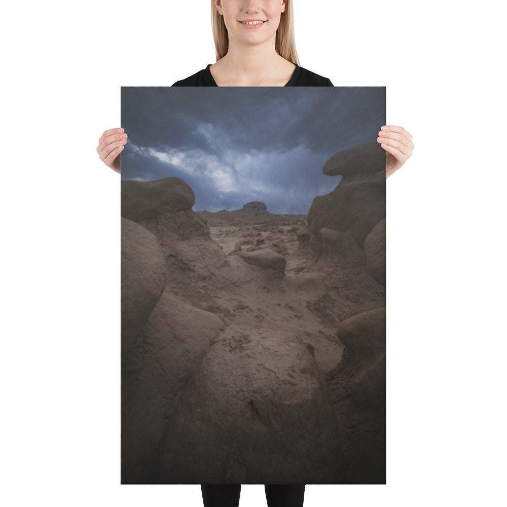 Goblin Valley Storm Canvas