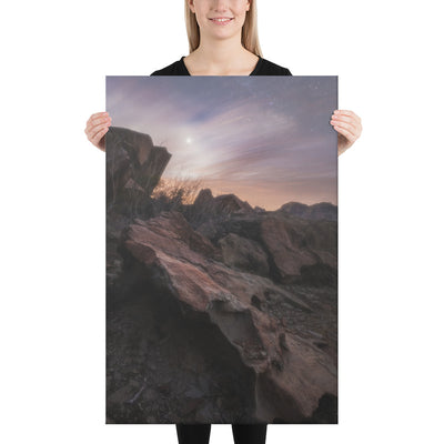 Big Bend Cloudy Twilight Canvas